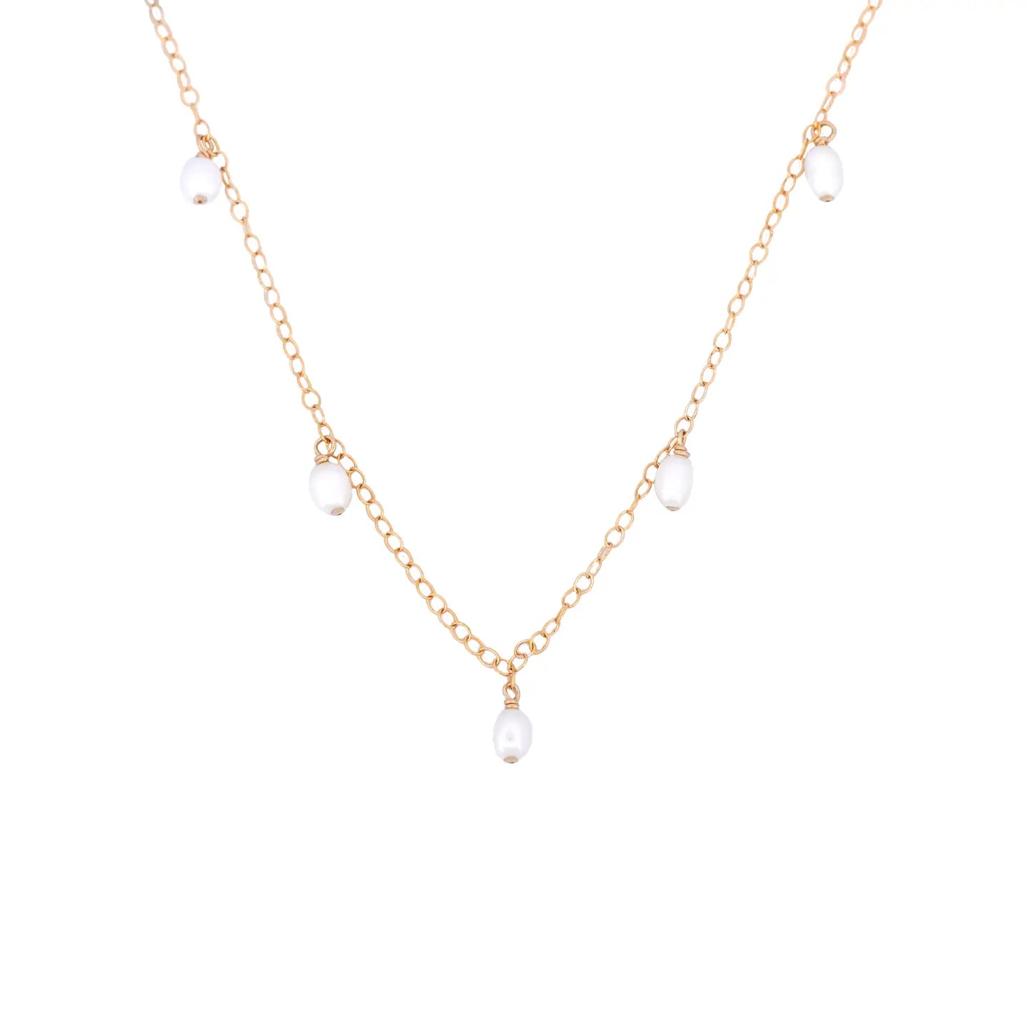 Five Pearl Necklace