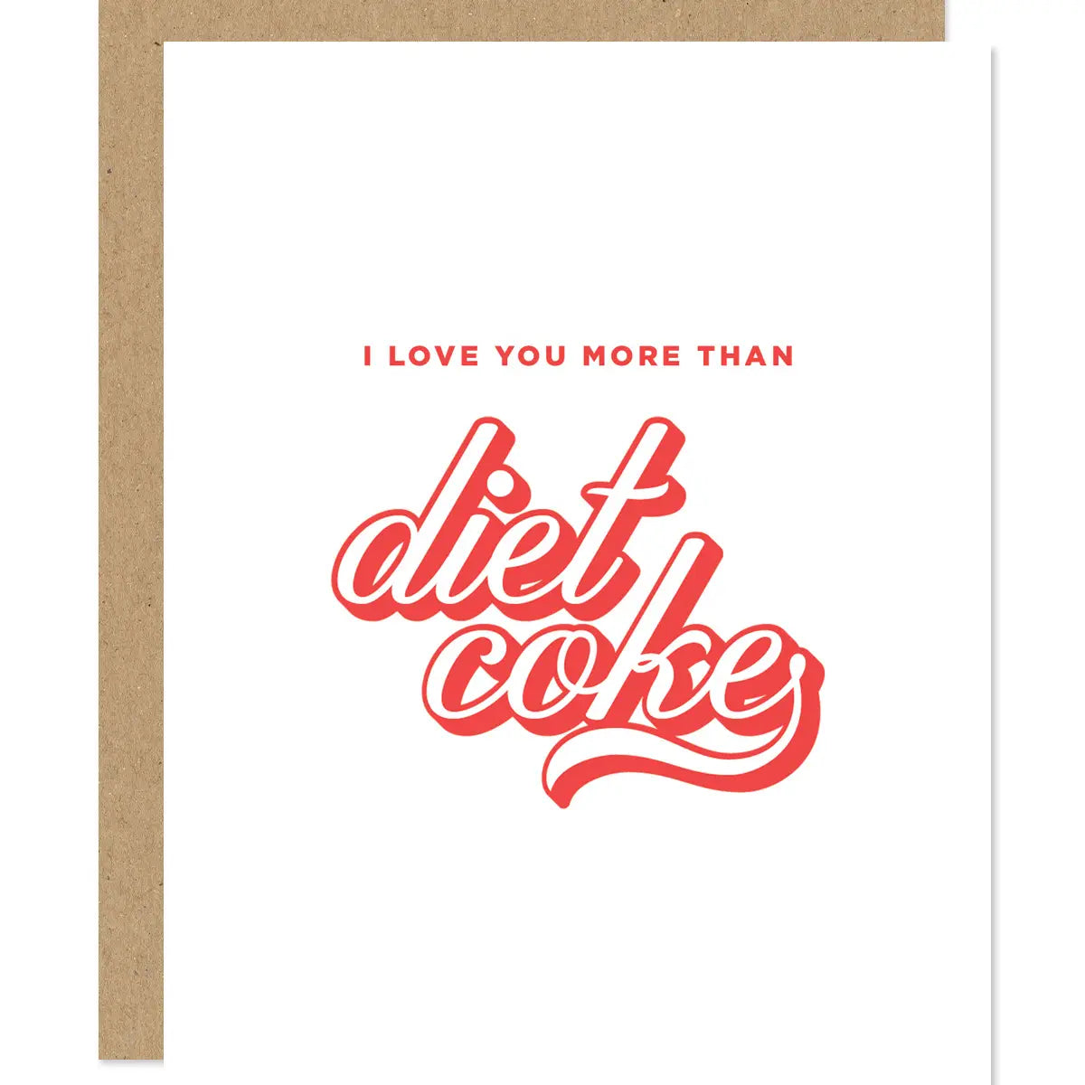 Diet Coke Love Card