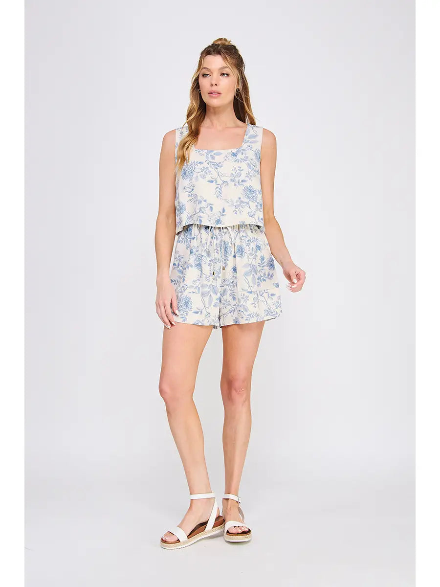 Moira Linen Romper