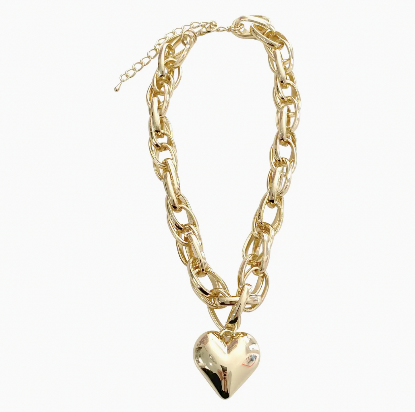 Alyssa Heart Chain Necklace