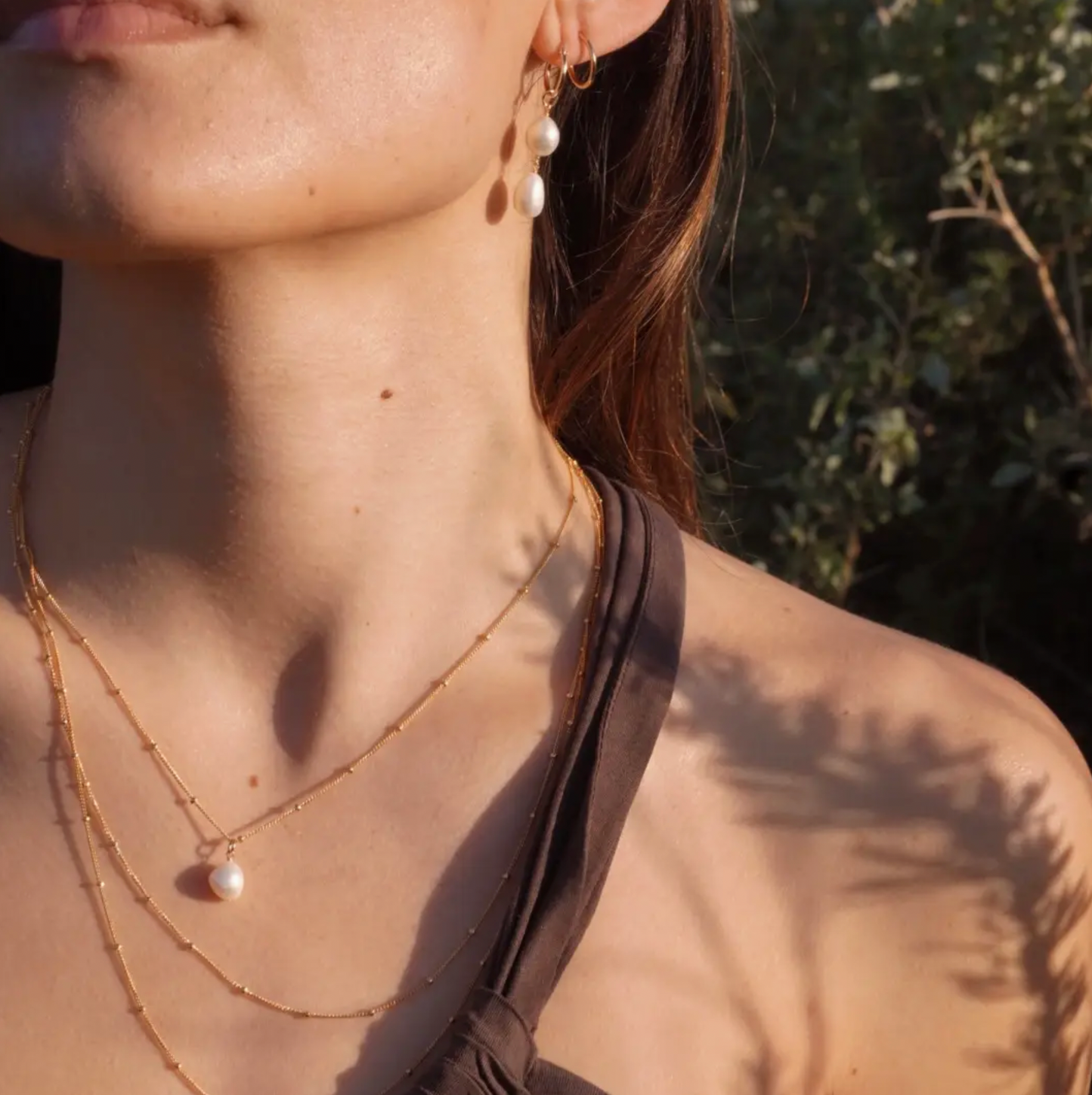 Dotted Pearl Necklace