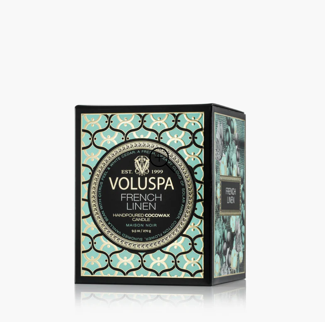 French Linen- 9.5oz Classic Candle
