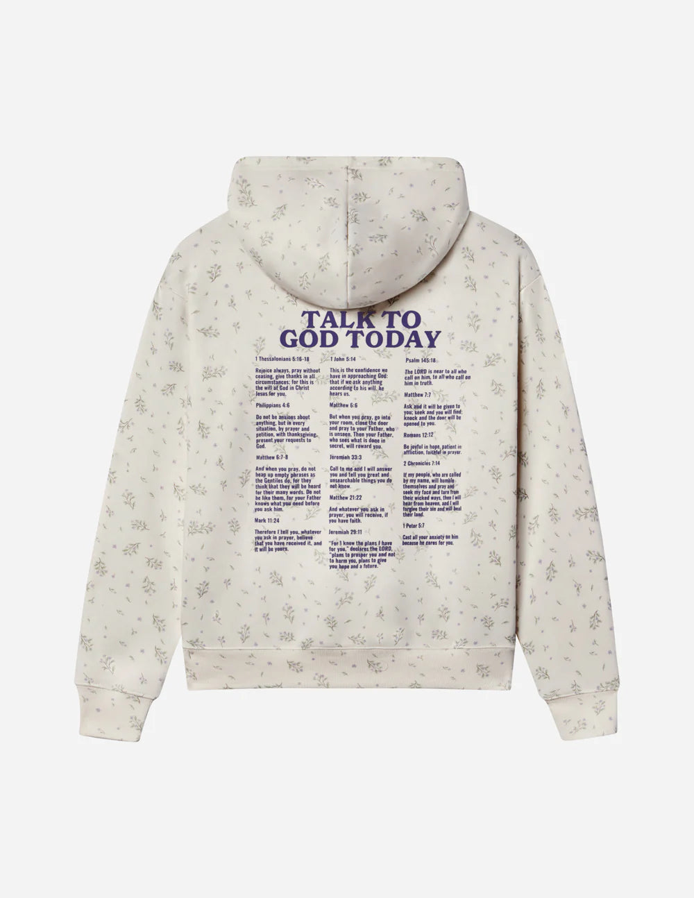 Talk to God Hoodie-Wildflower