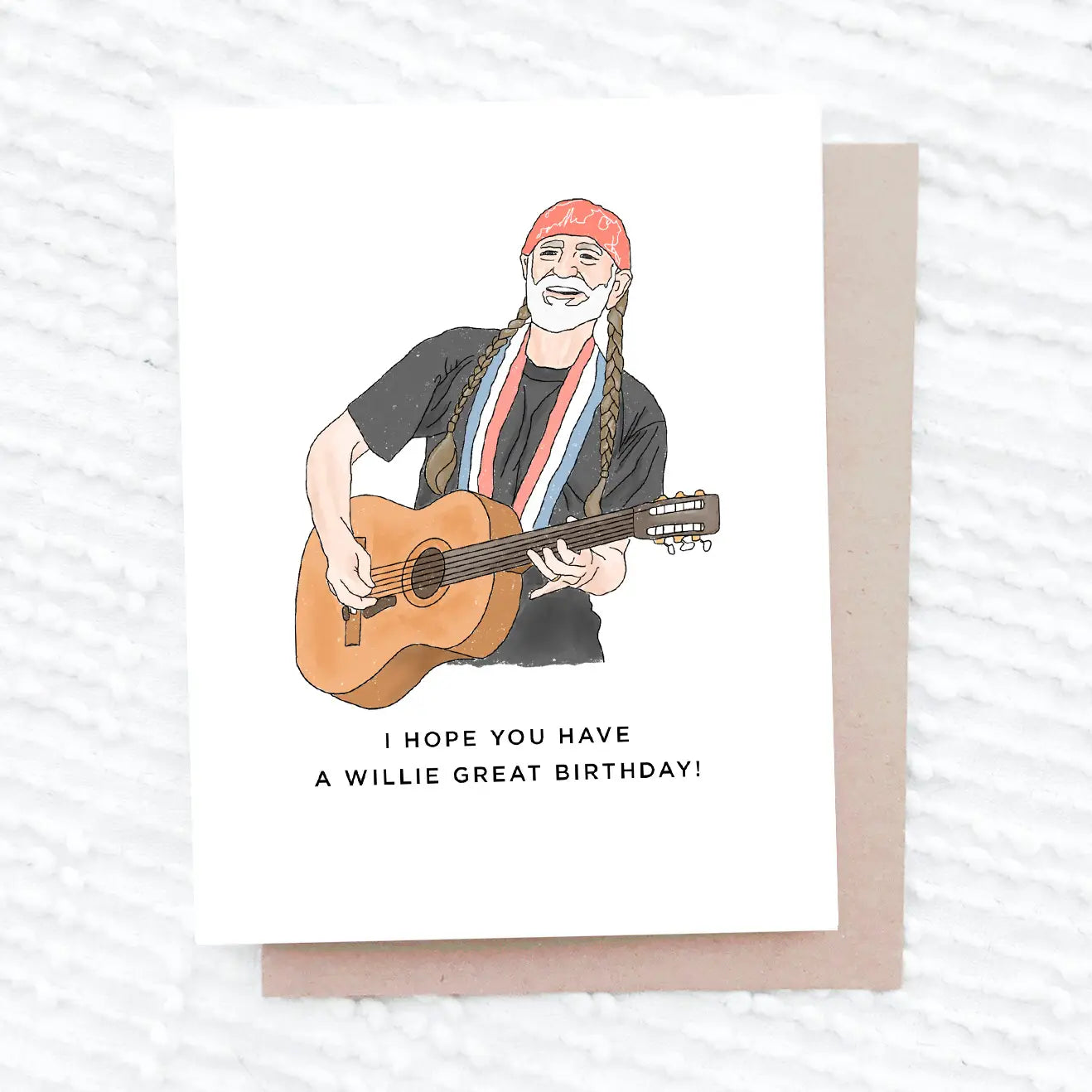 Willie Nelson Birthday Card