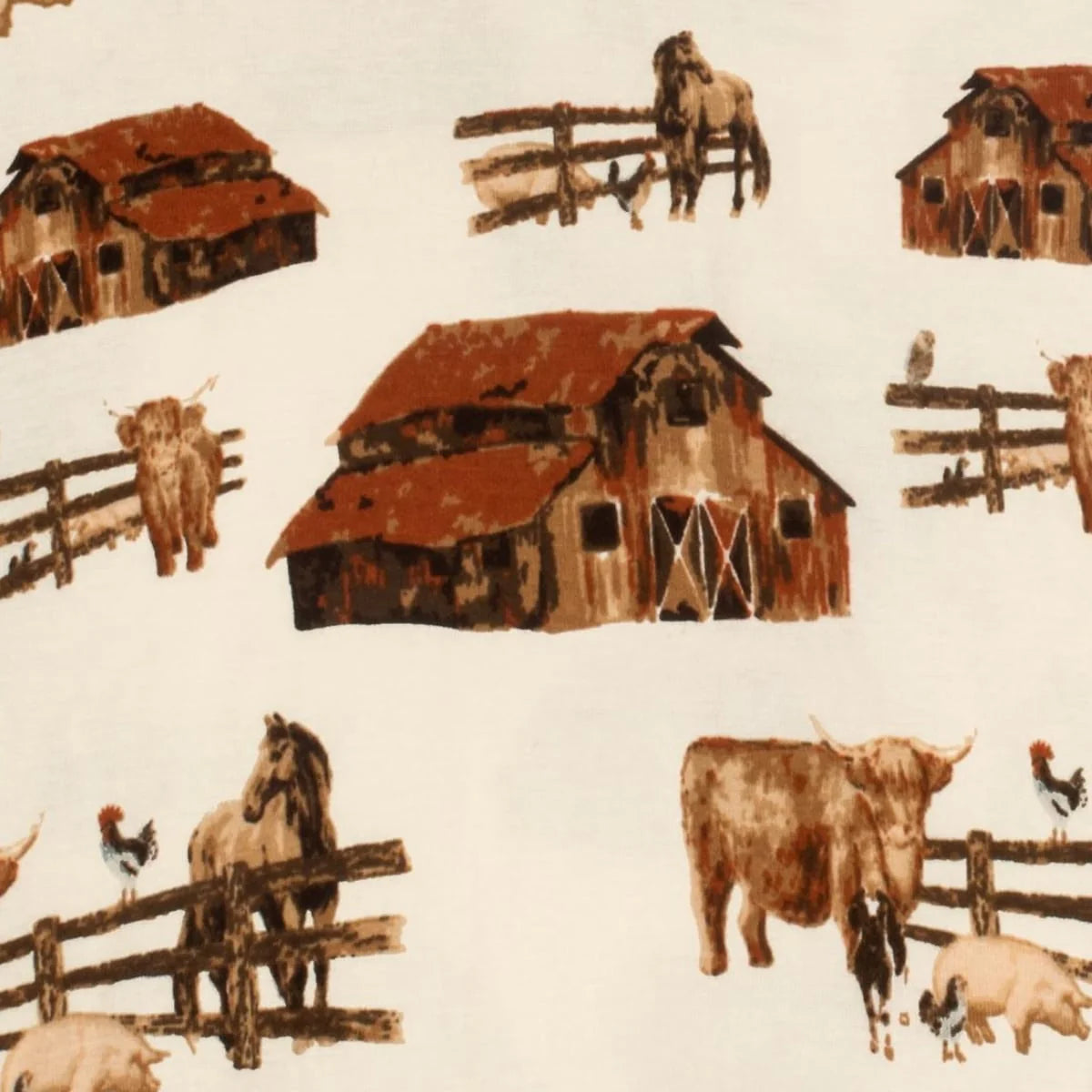 Footed Romper-Homestead