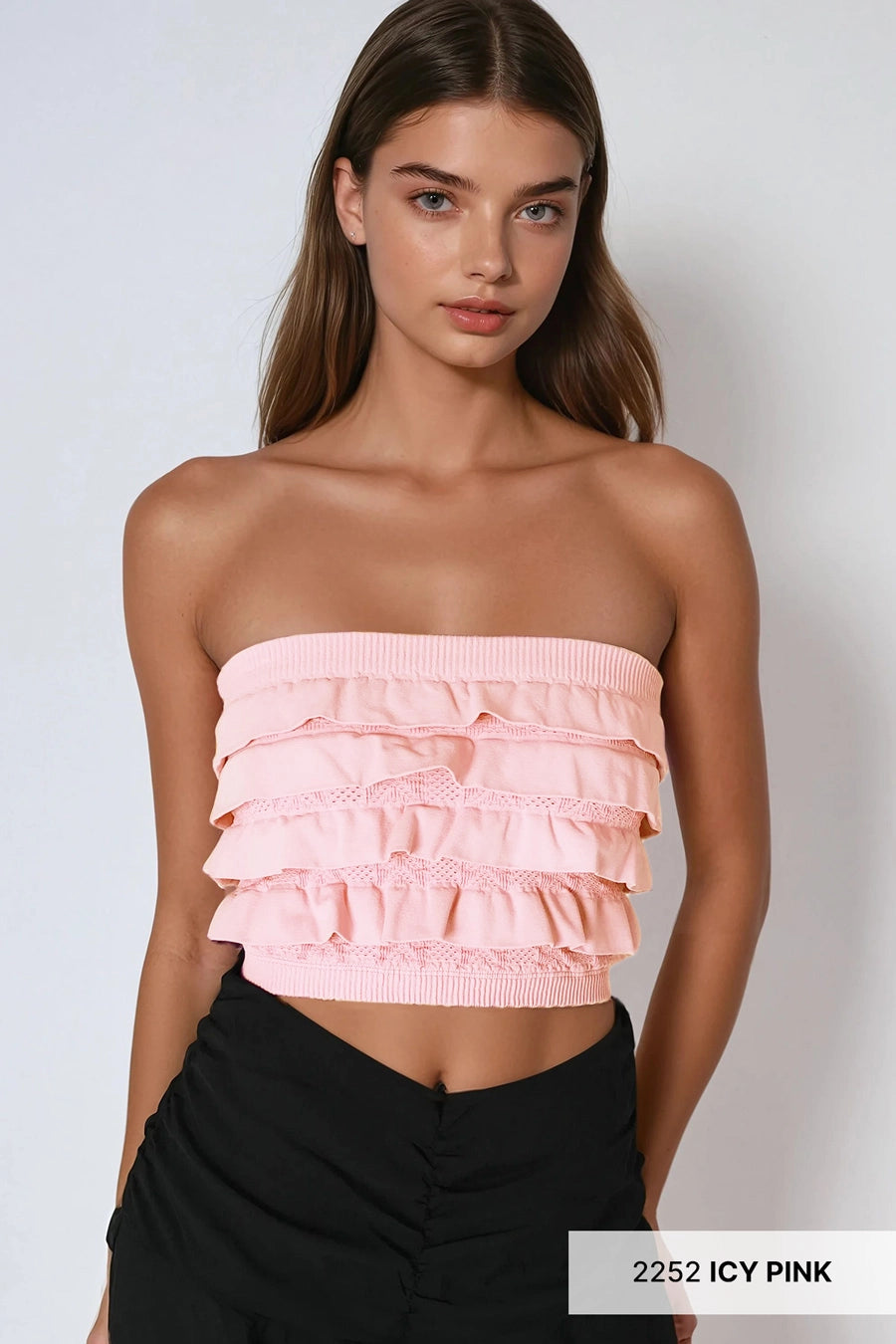 Ruffle Tube Top