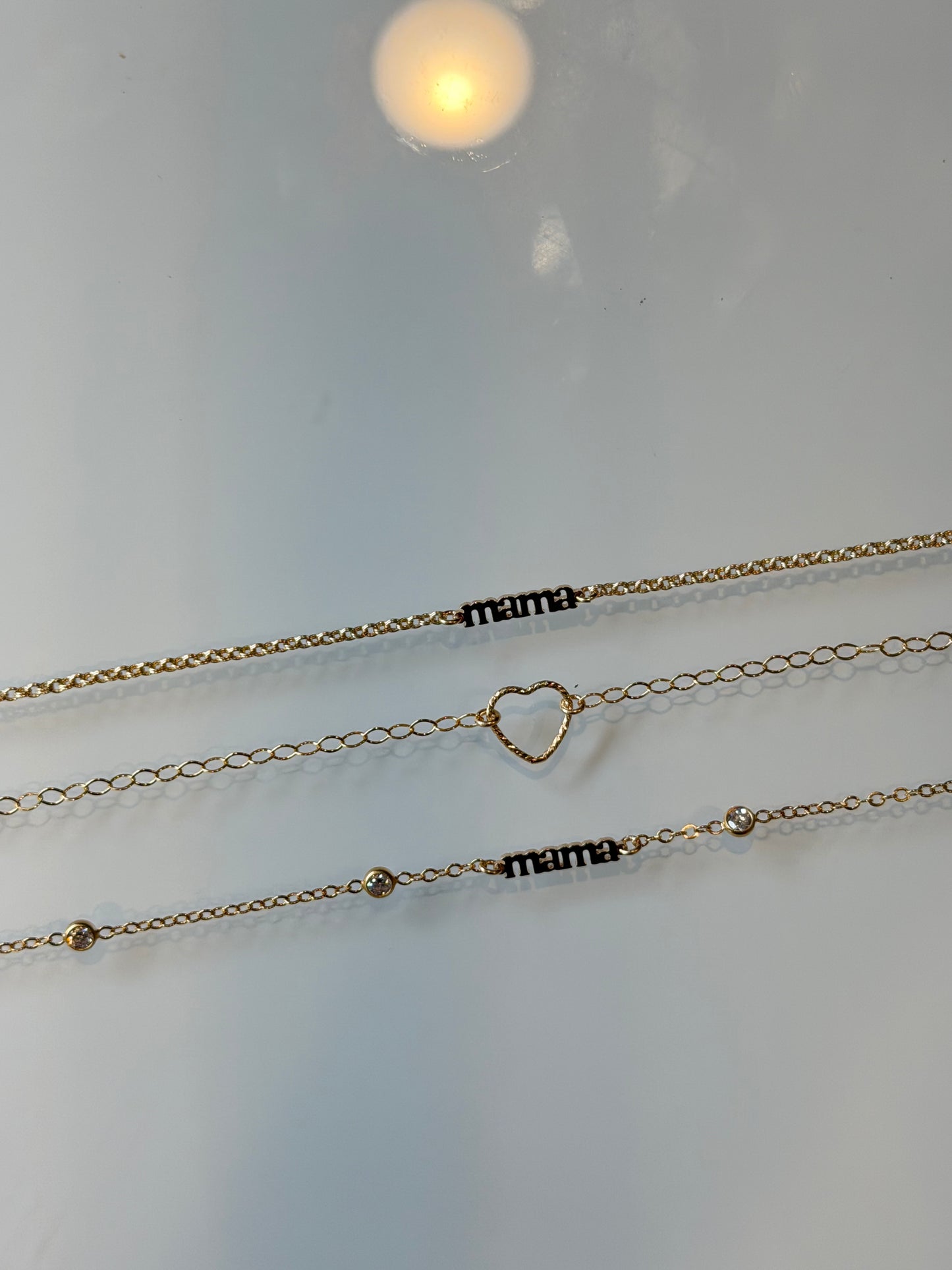 Mama CZ stud bracelet
