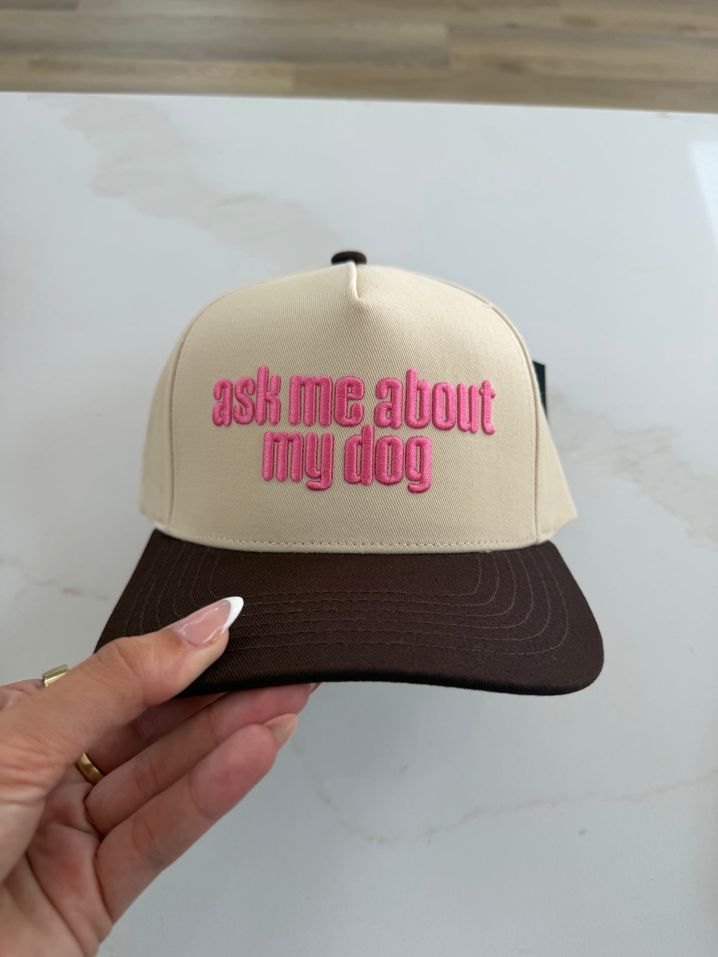 Ask Me About My Dog Trucker Hat
