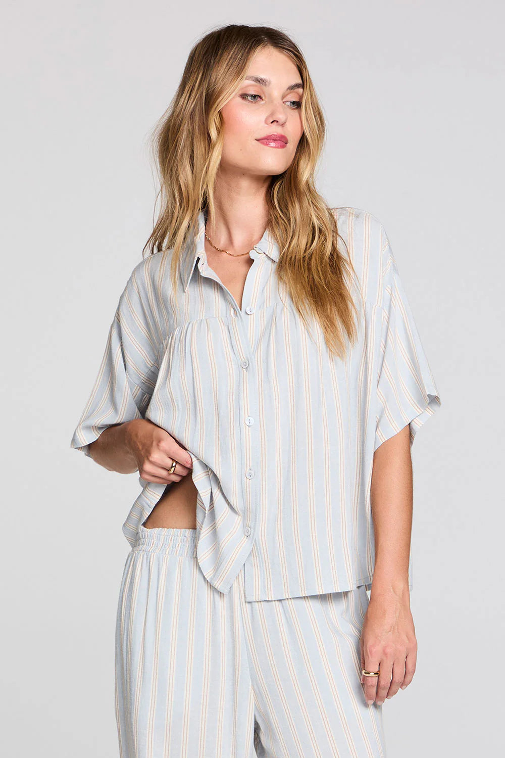 Aubriegh Capri Blue Top
