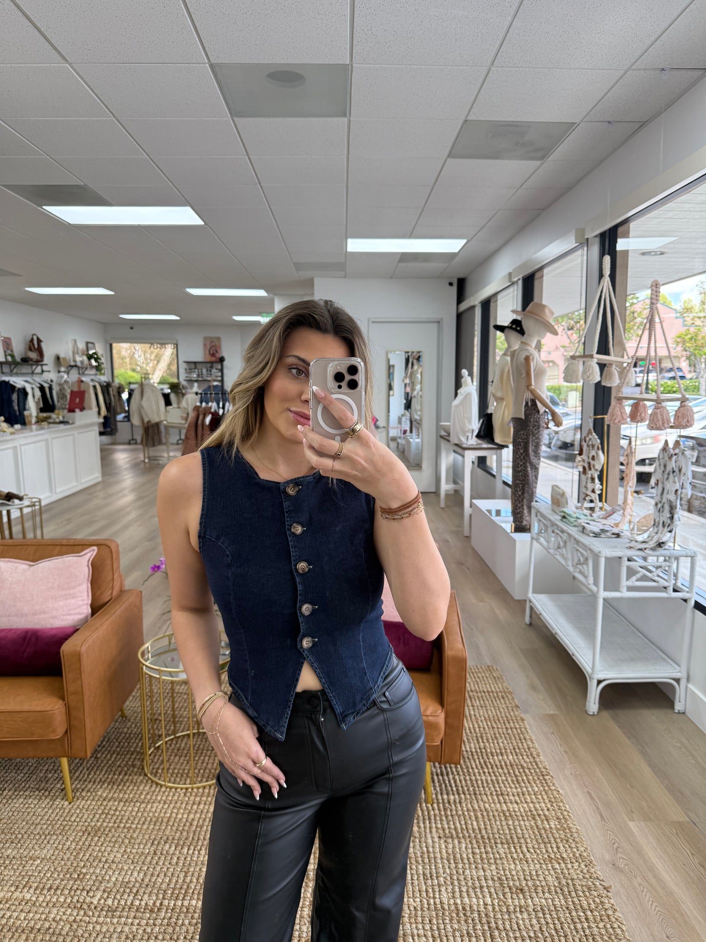 Becca Denim Vest