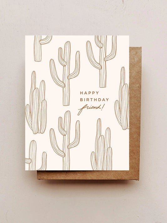 Cactus Birthday Card