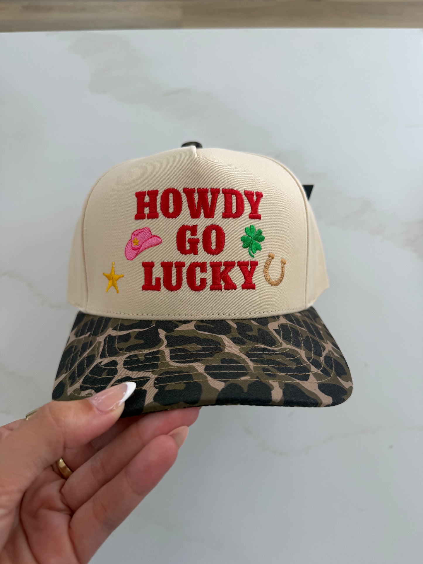 Howdy God Lucky Trucker Hat