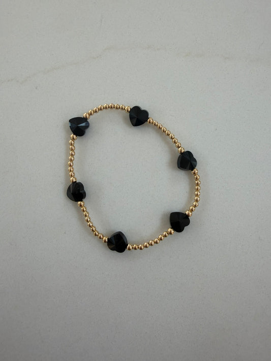 Swarovski Crystal Heart Bracelet