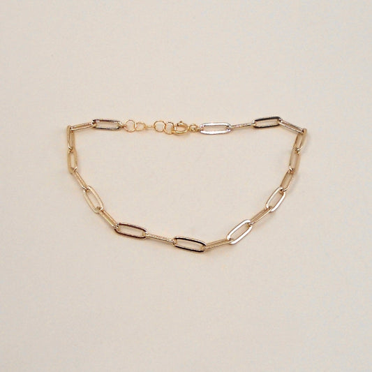 Lily Link Chain Bracelet