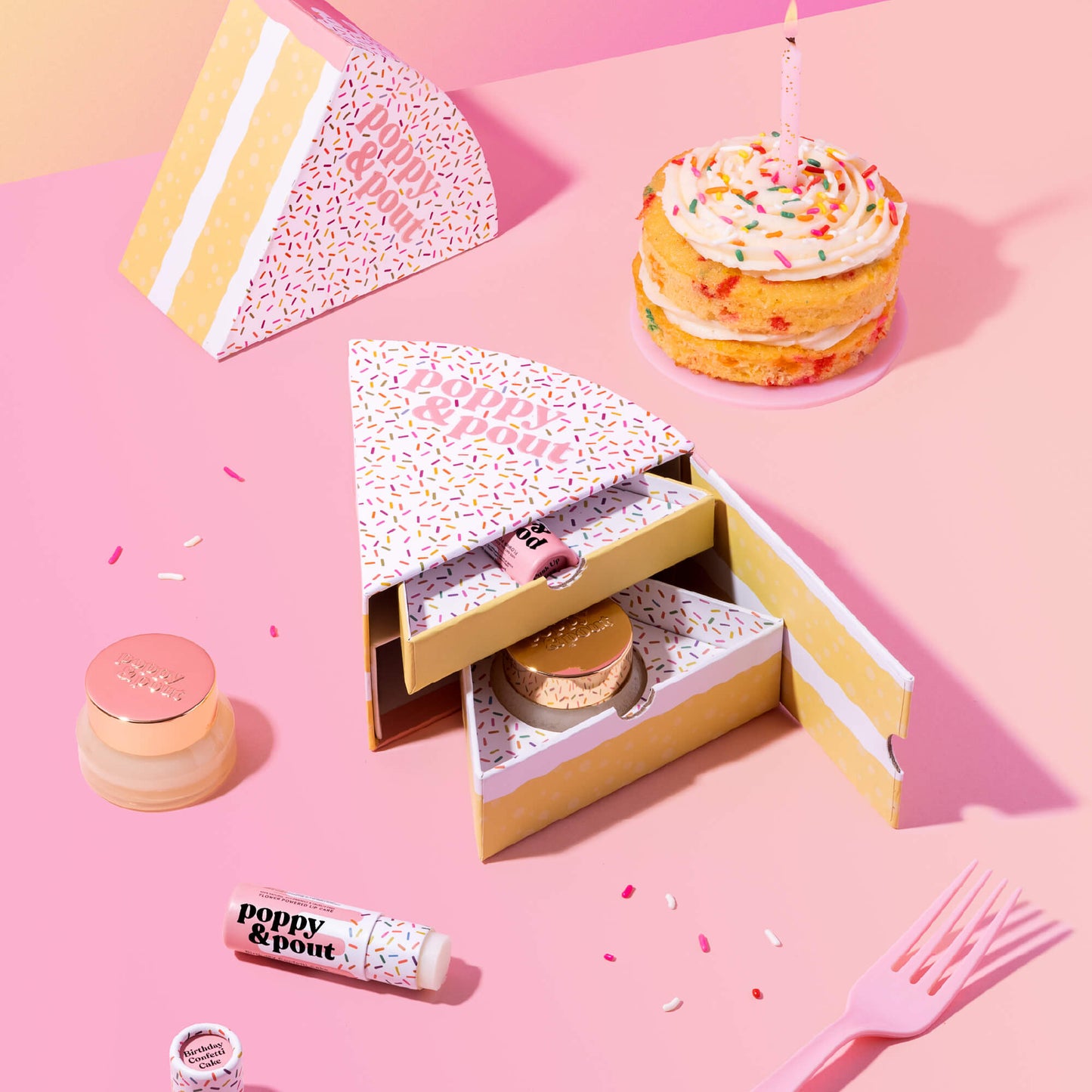 Lip Care Duo- Birthday Confetti Cake