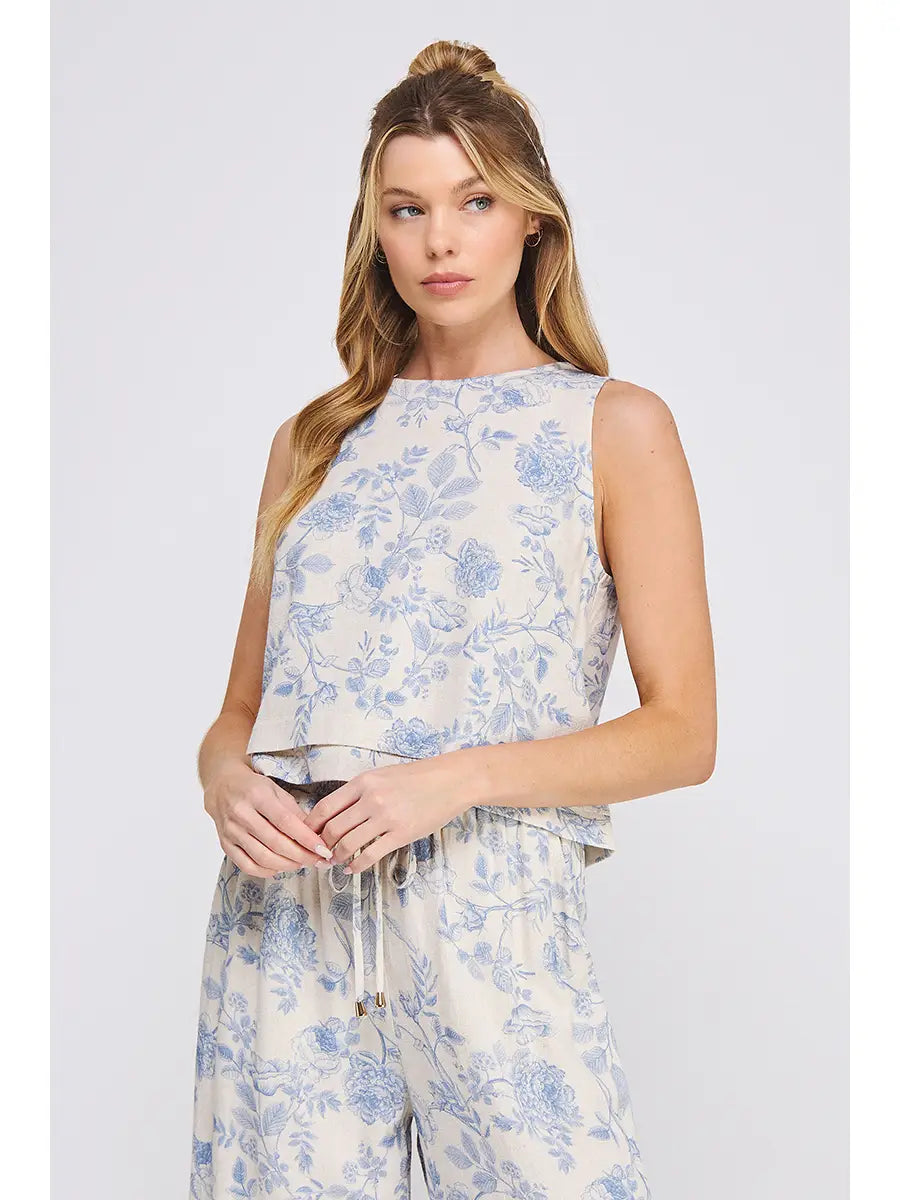 Moira Linen Top