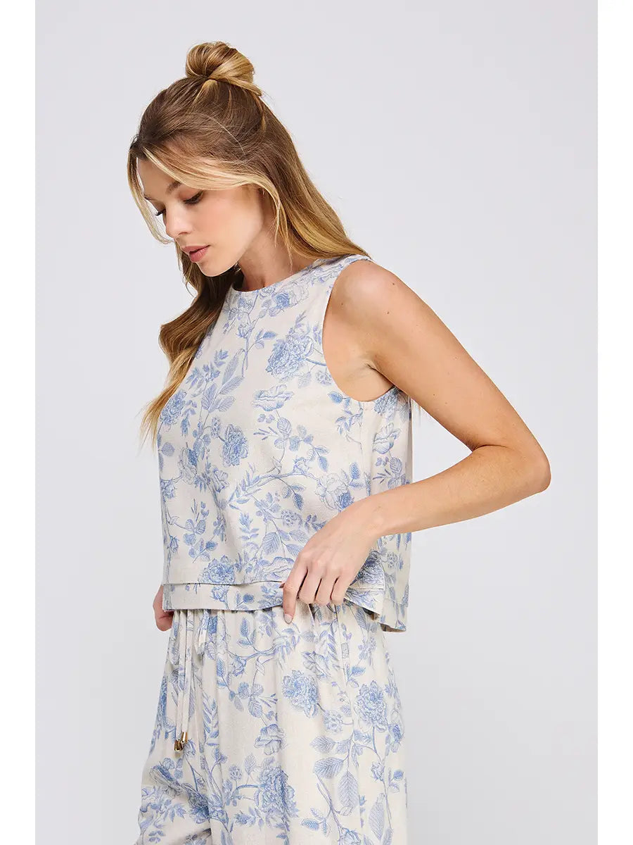 Moira Linen Top