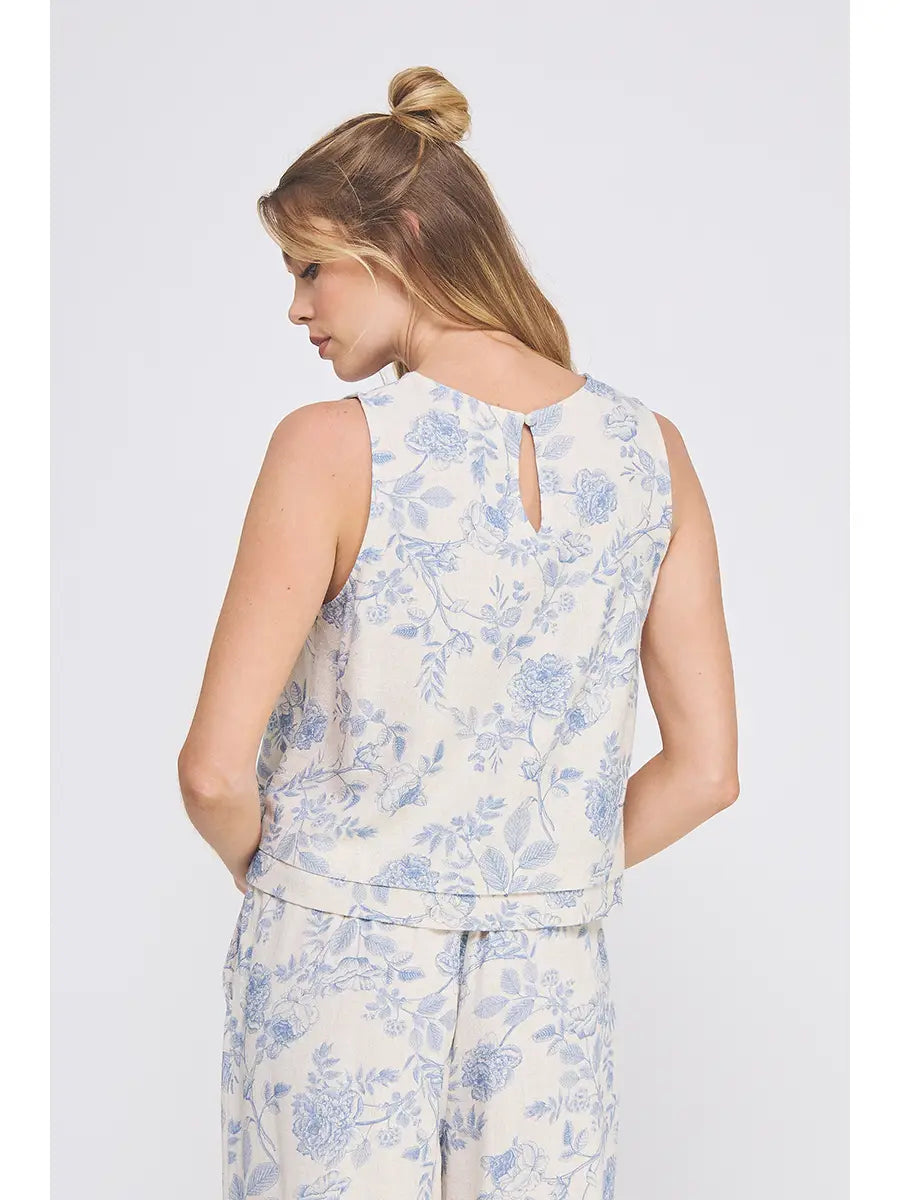 Moira Linen Top