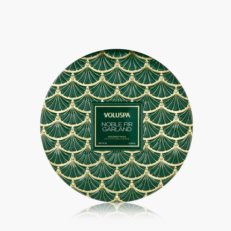 Noble Fir Garland 3 Wick