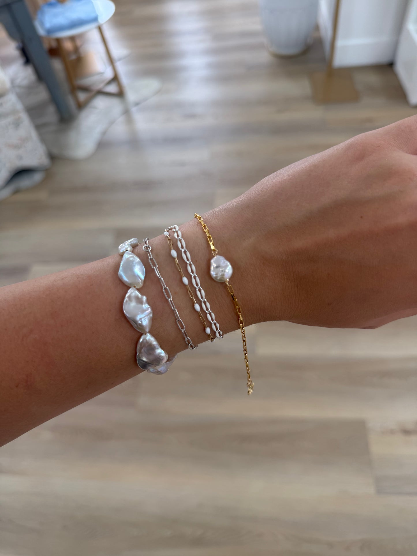 Pearl Stud Bracelet