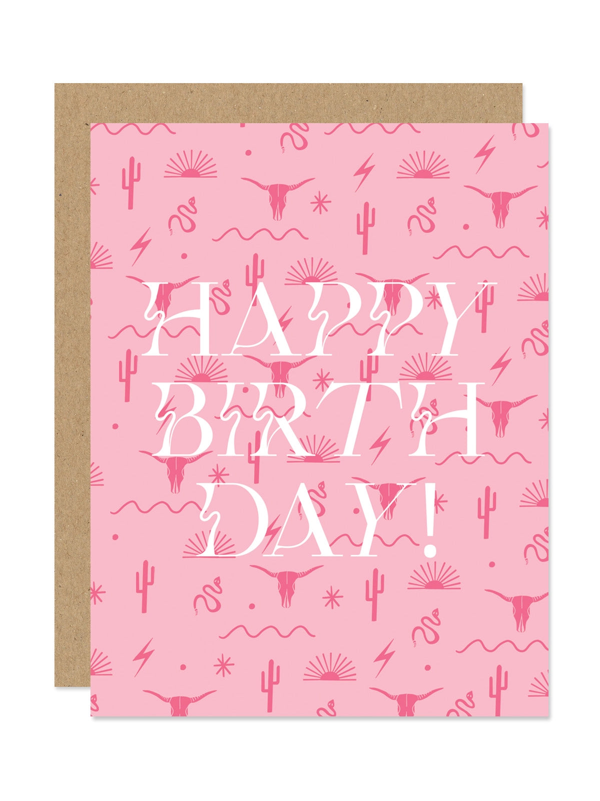 Groovy Pink Card