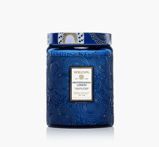 Mediterranean Lemon- Large Jar Candle