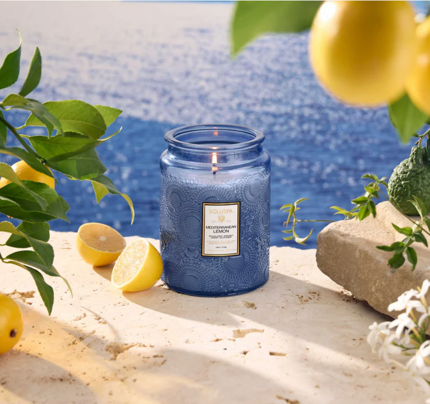 Mediterranean Lemon- Large Jar Candle