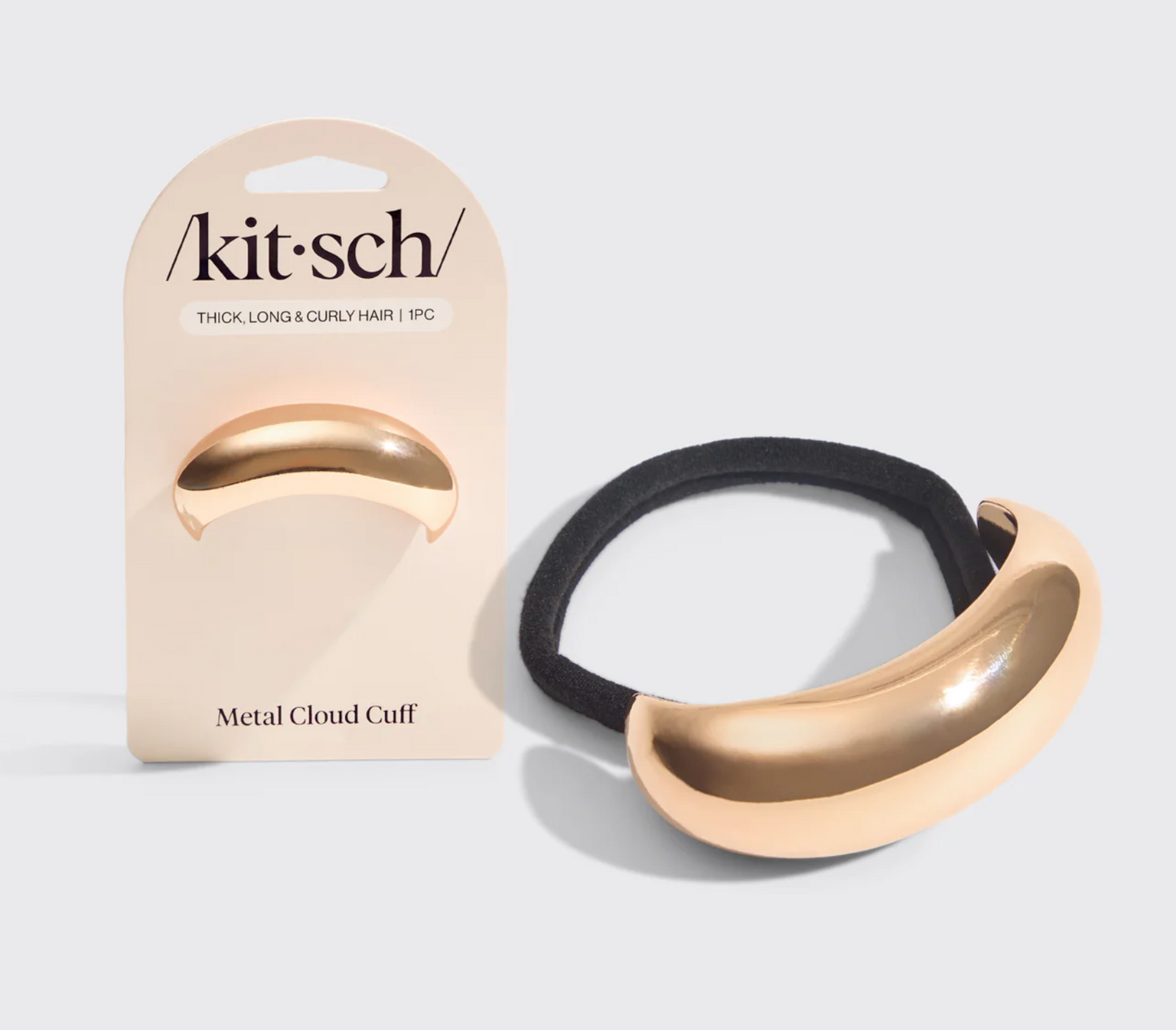 Gold Metal Cloud Cuff - Large