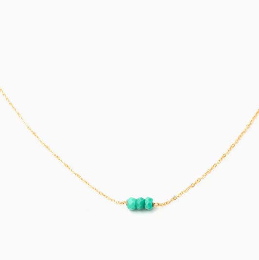 Three Bead Necklace