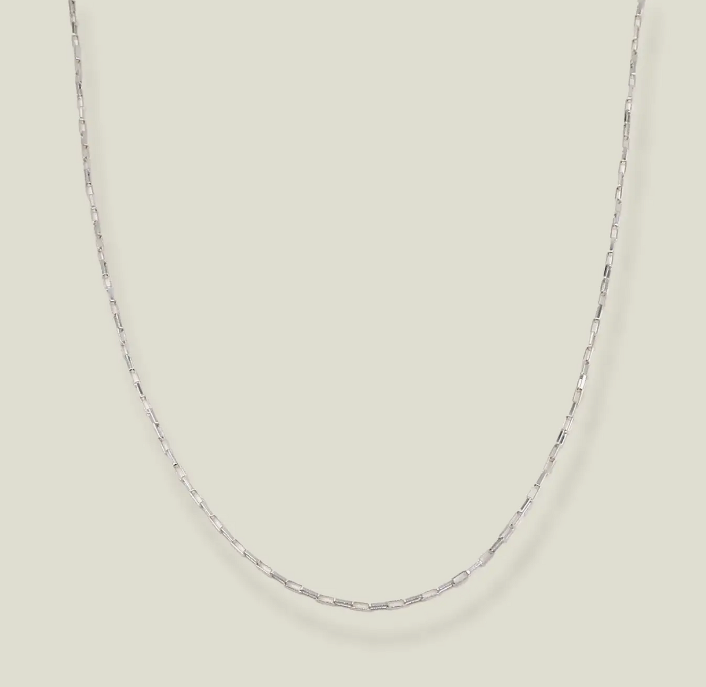 Silver Baby Link Necklace