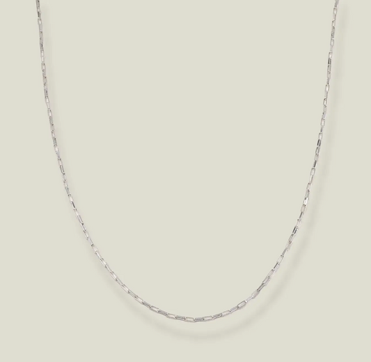 Silver Baby Link Necklace
