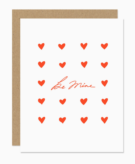 be Mine Valentines Card
