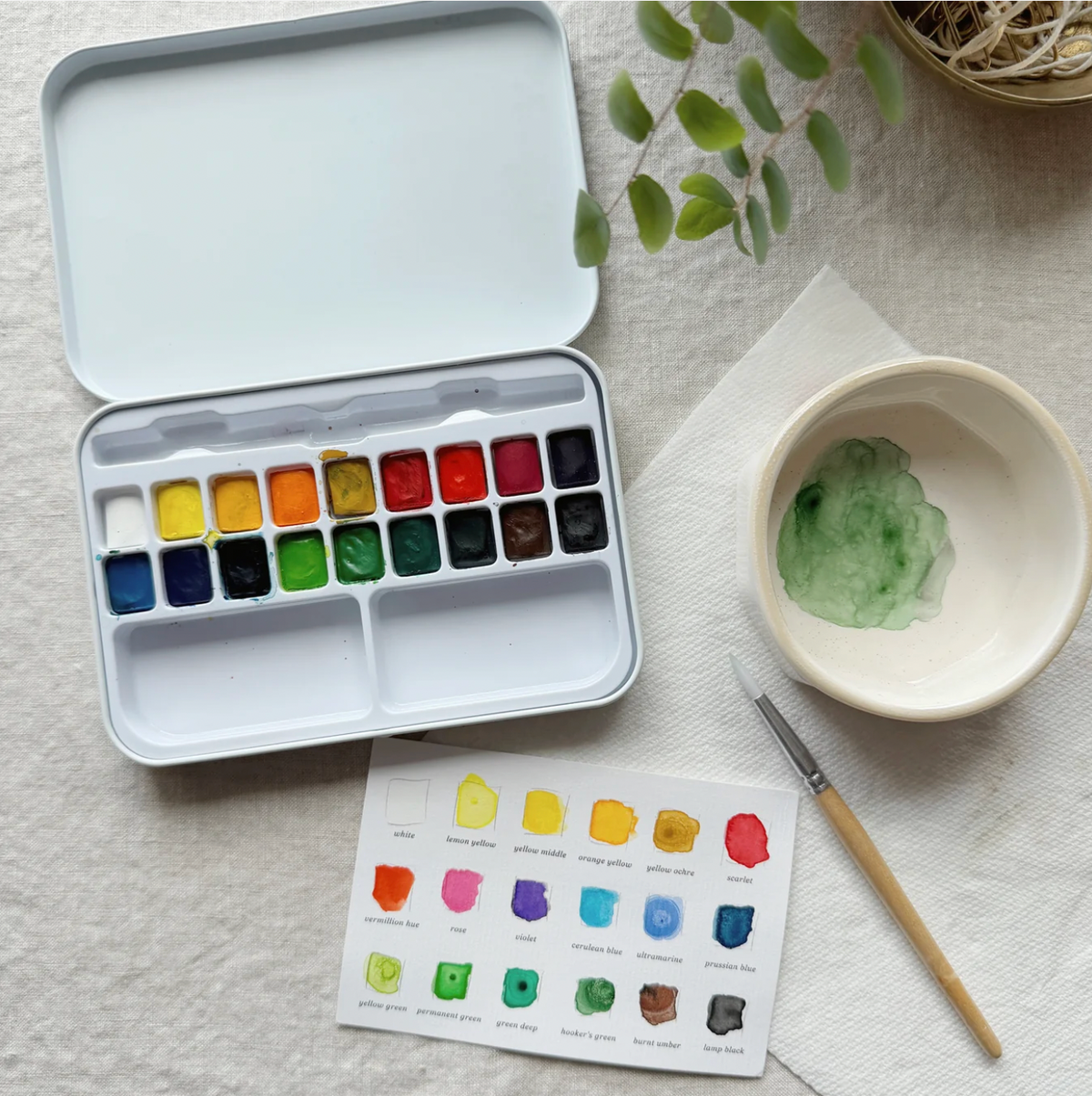Watercolor Paint Set