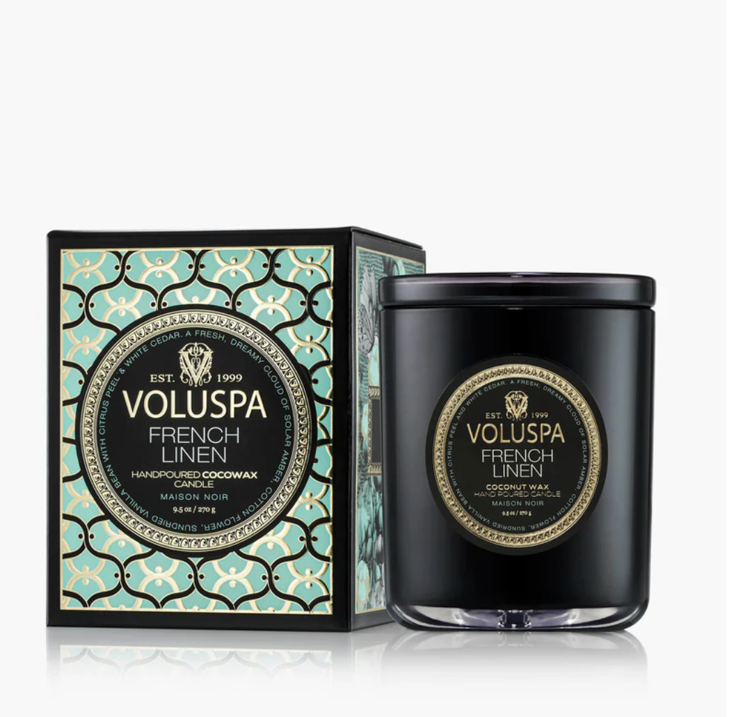 French Linen- 9.5oz Classic Candle