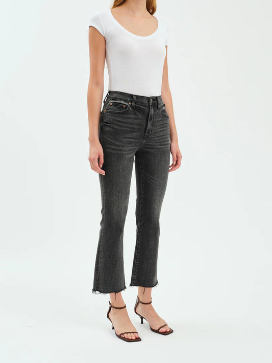 Shy Girl High Rise Crop Flare
