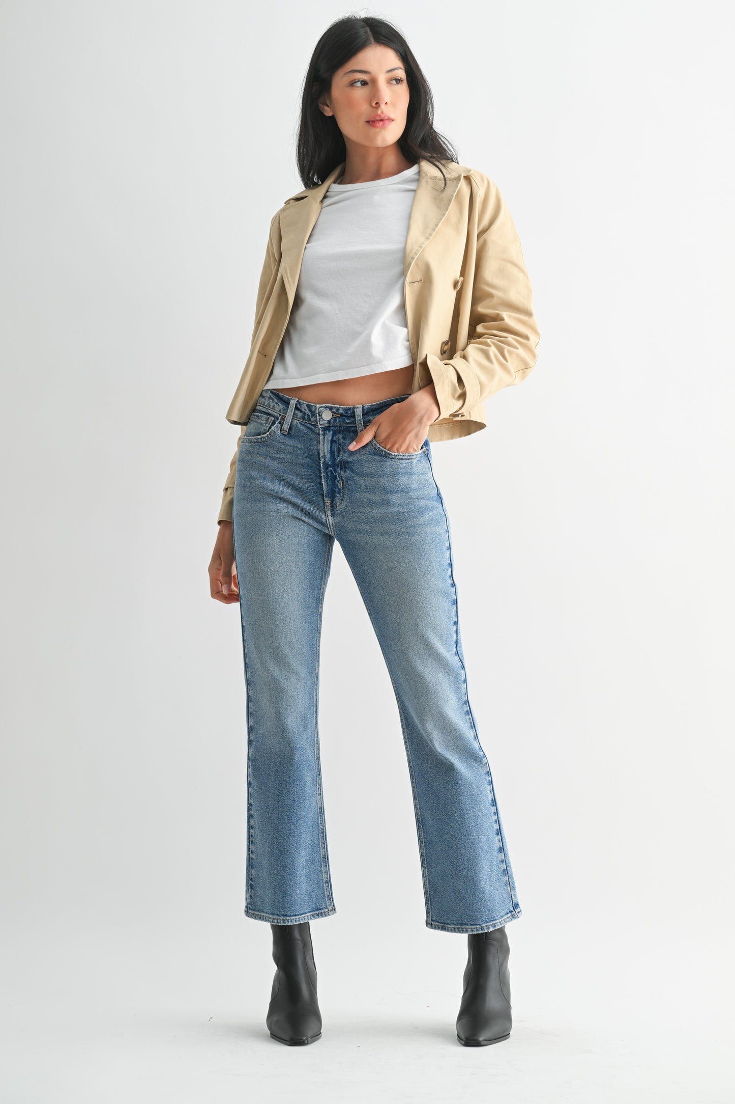 Slim Cropped Bootcut