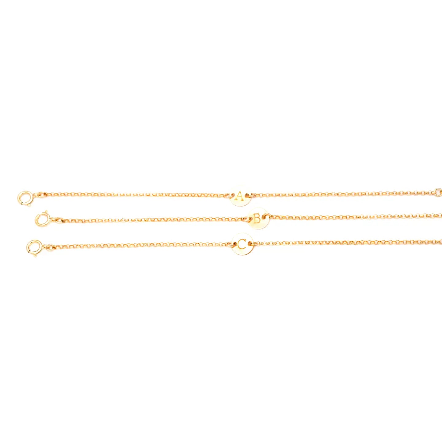 Stamped Initial Bracelet