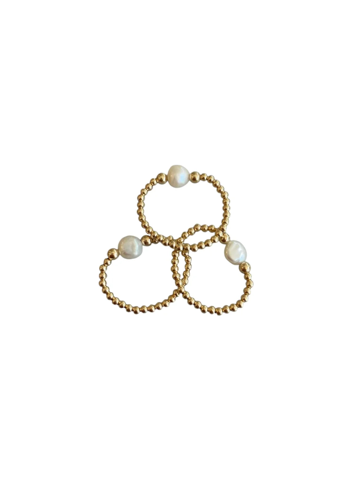 Beaded Pearl Ring