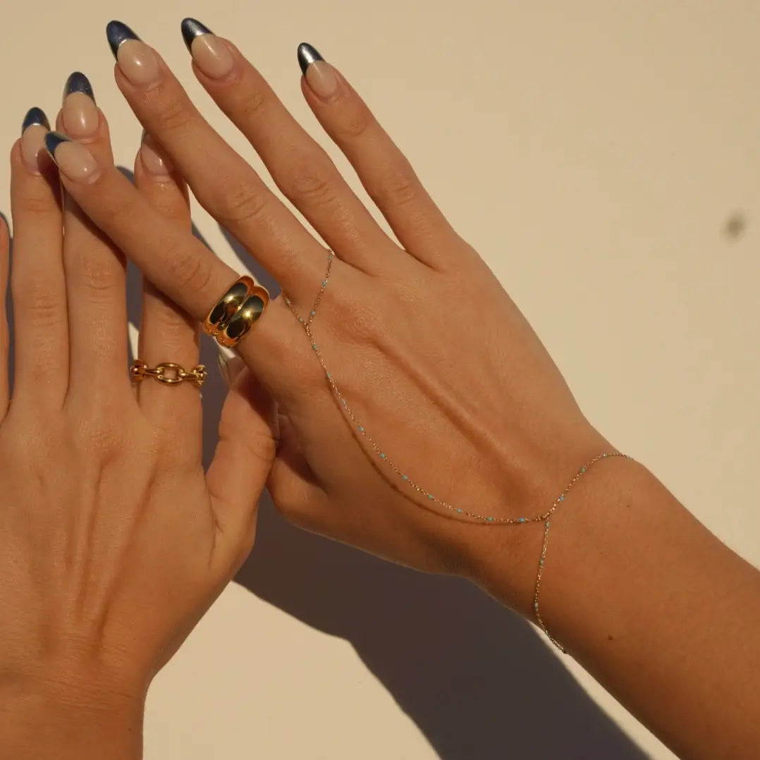 Enamel Hand Chain