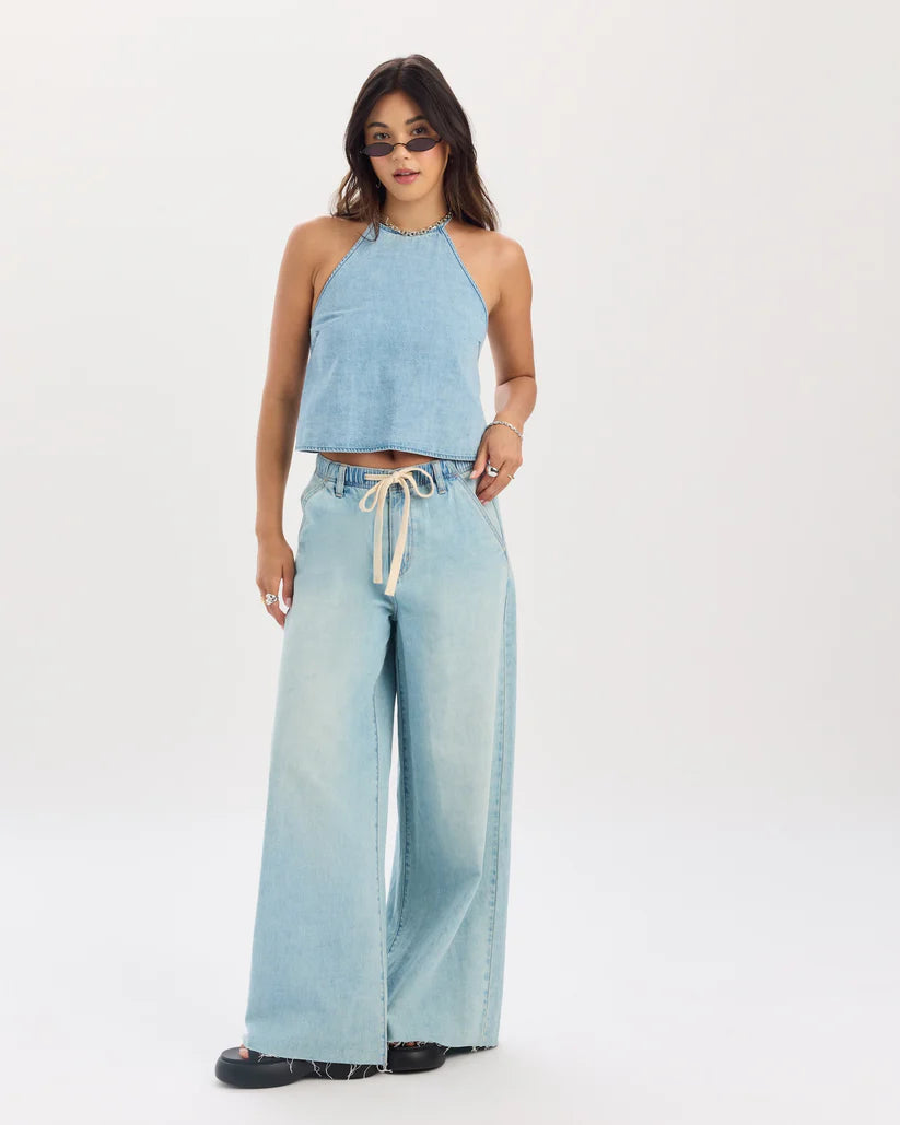 Cabana Drawstring Wide Leg