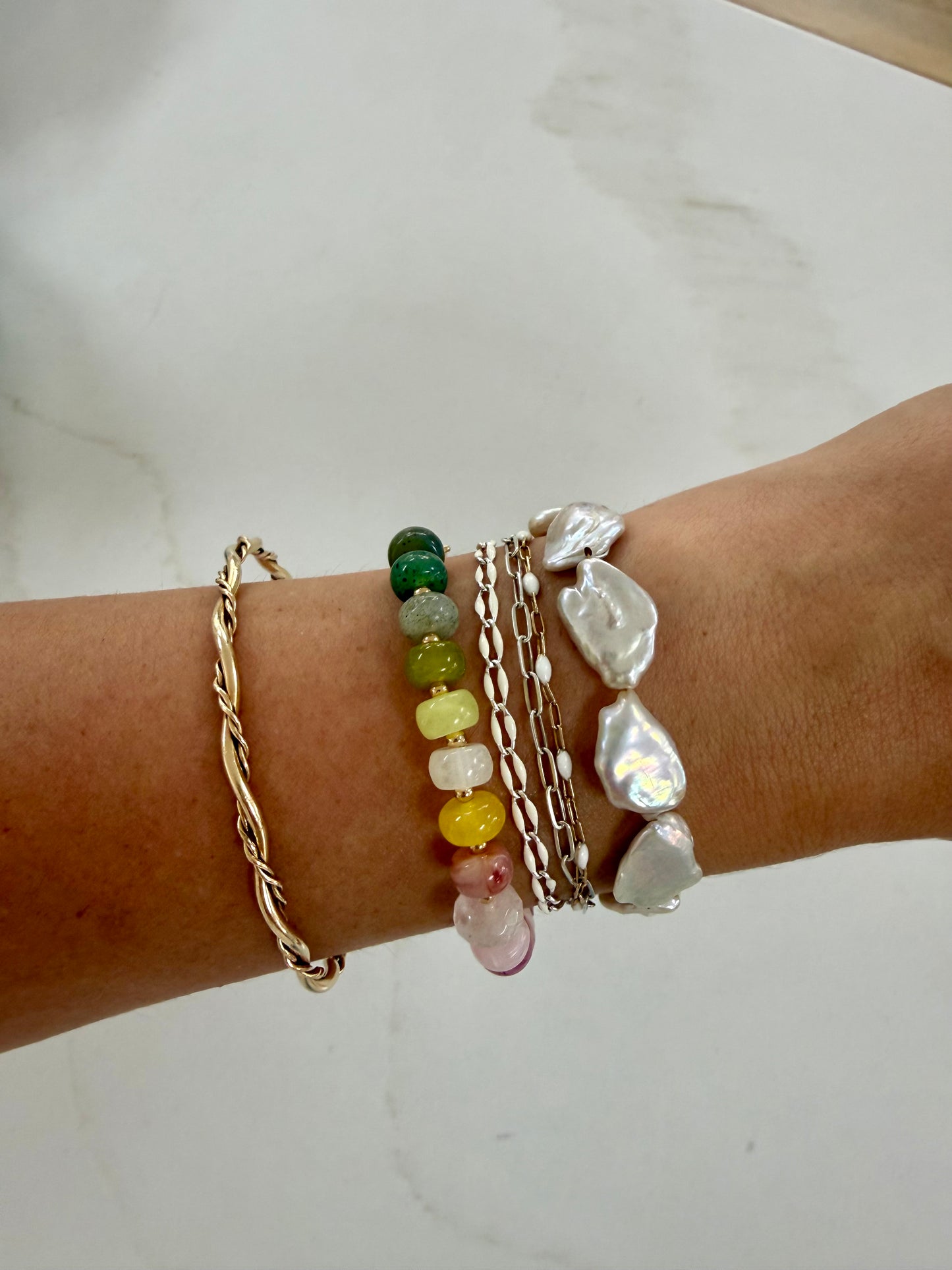 Cotton Candy Bracelet