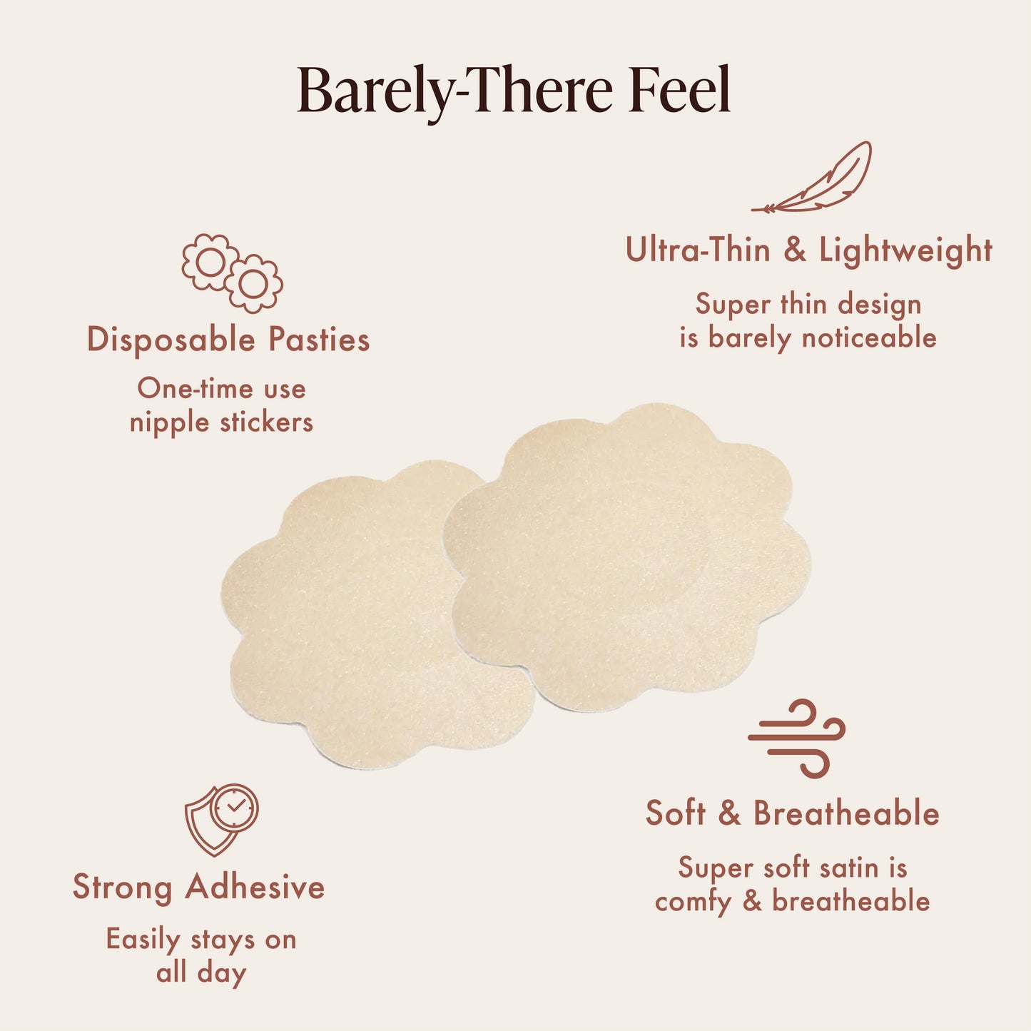 Disposable Satin Nipple Covers