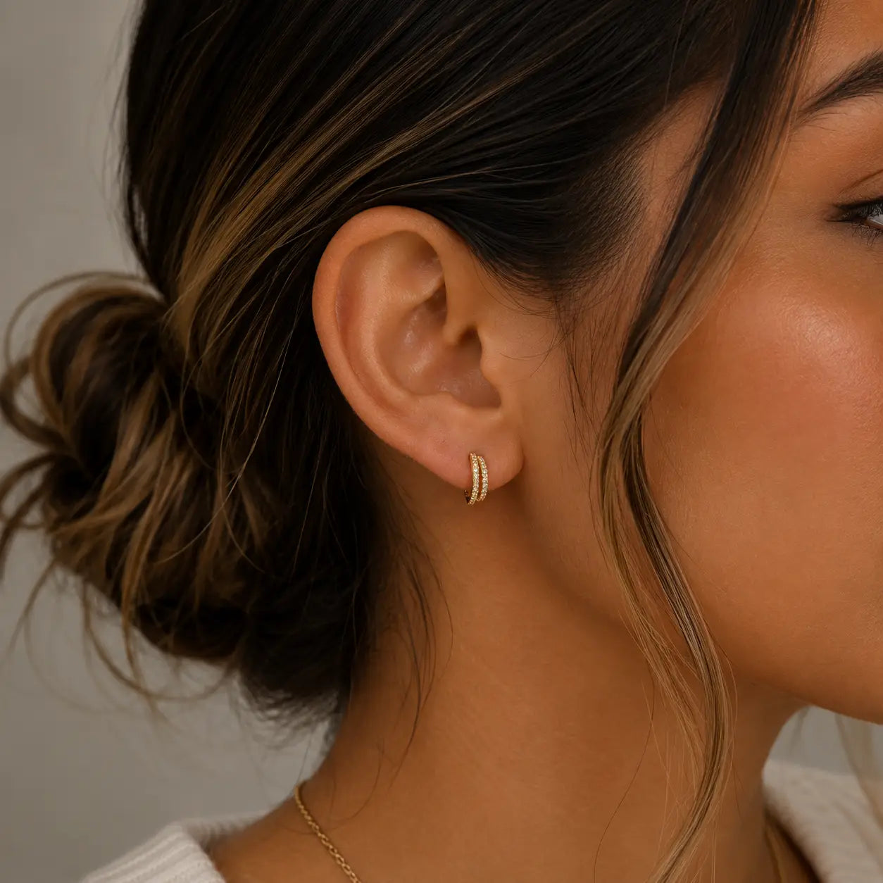 Double Champagne Hoops