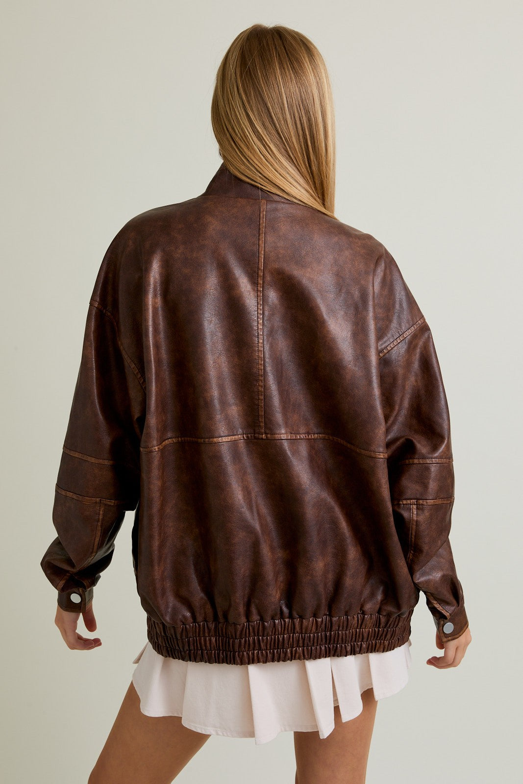 Leather Bomber