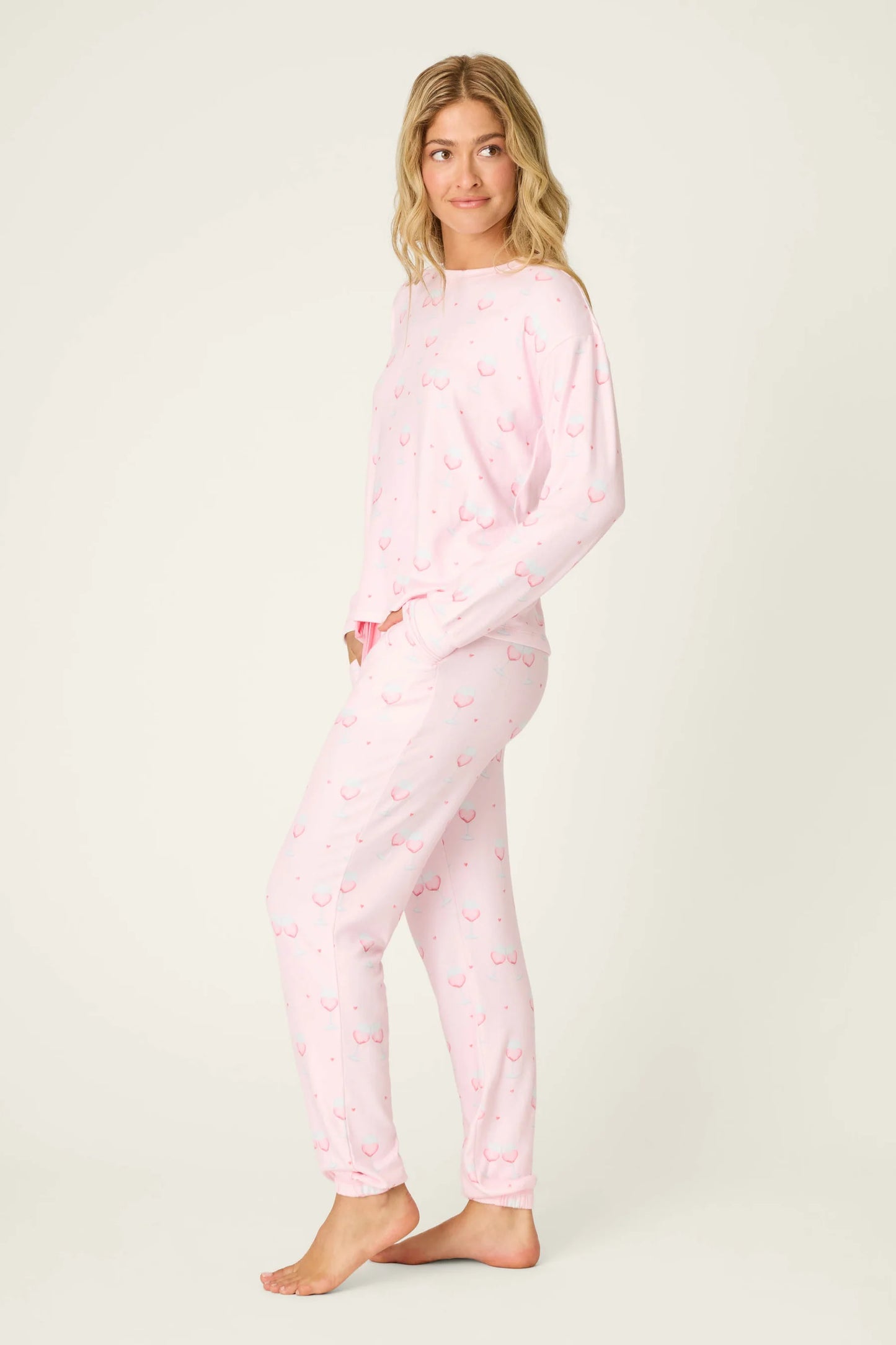 Happy Hour Valentines Pj Set