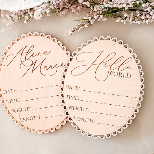 Hello World Plaque