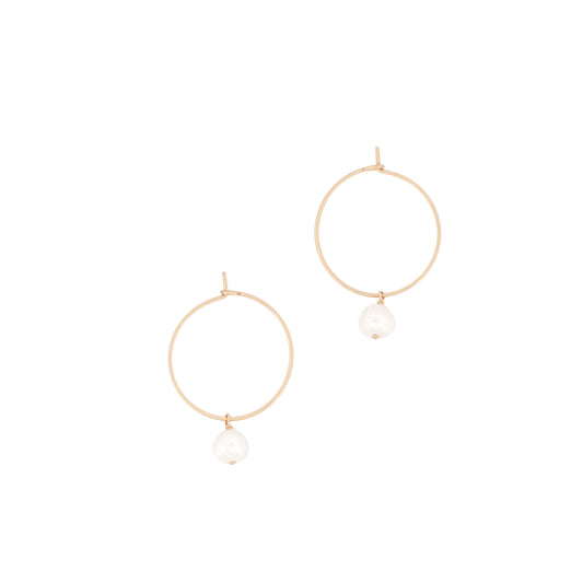 Pearl Hoops