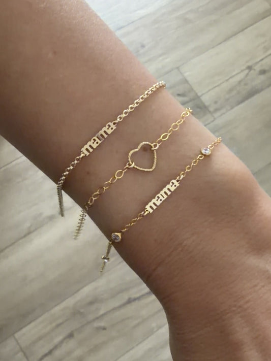 Open Heart Bracelet