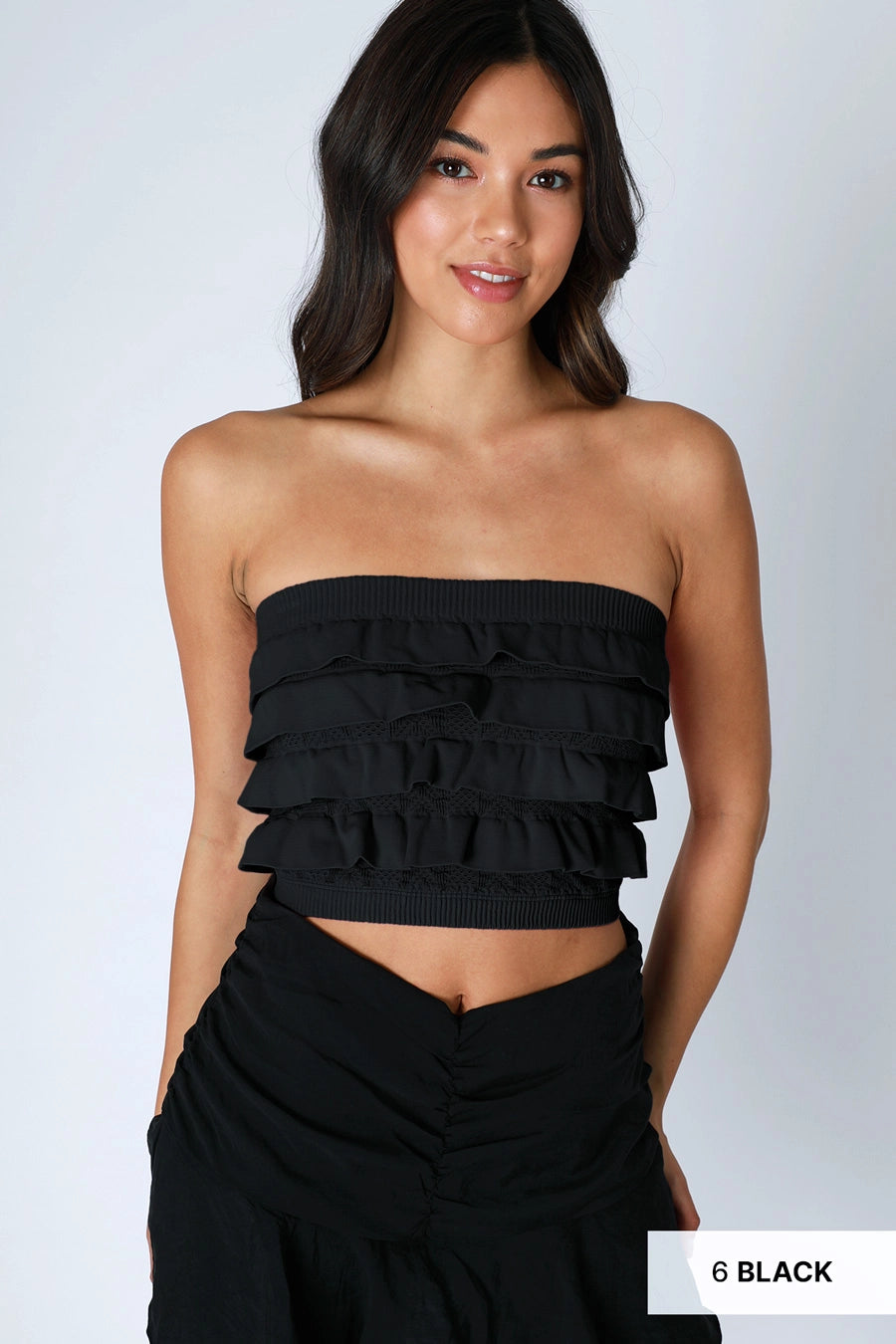 Ruffle Tube Top