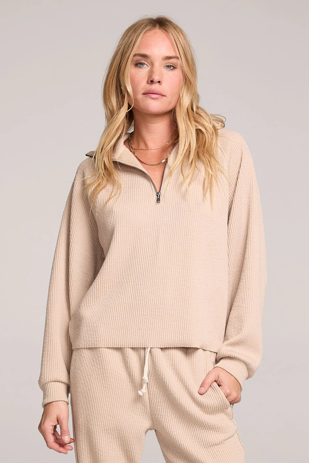Half Zip Raglan Pullover